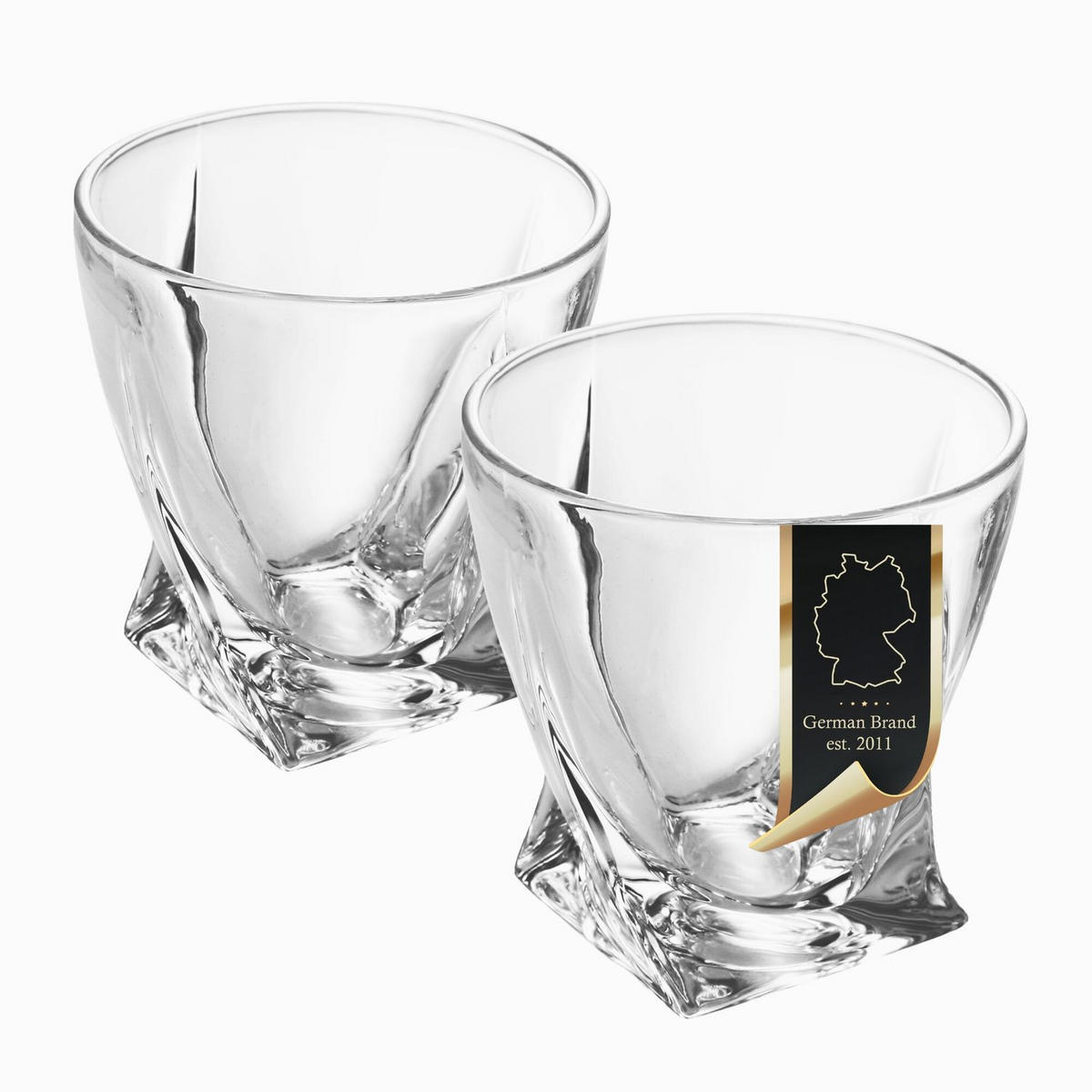 WHISKY GLAS Set (2-tlg.) - Transparent, Glas (0.3L) - Intirilife