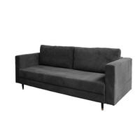 SOFA Grau SONTI Ausziehbar - Grau, Textil (232/93/96cm) - Sepro Meble