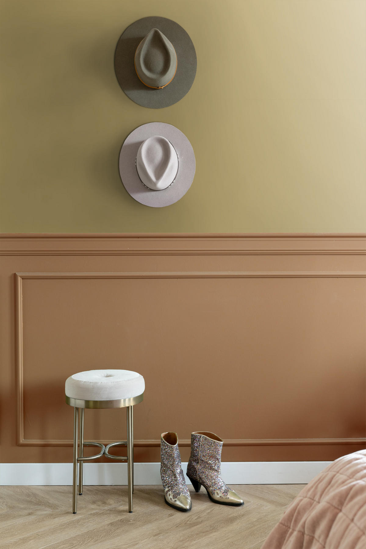 TAPETE Uni 53 cm x 10.05 m - Goldfarben, Papier (53/1000cm) - ESTAhome