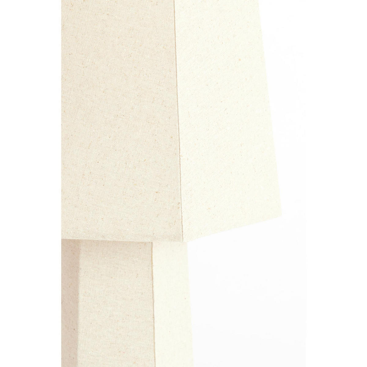 TISCHLAMPE Musabo Braun 25/25/49 cm - Braun, Textil (25/25/49cm) - Light & Living