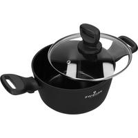 KOCHTOPF Stiga Schwarz 34/19.5/10.5 cm Metall - Schwarz, Metall (19.5cm) - Mondex