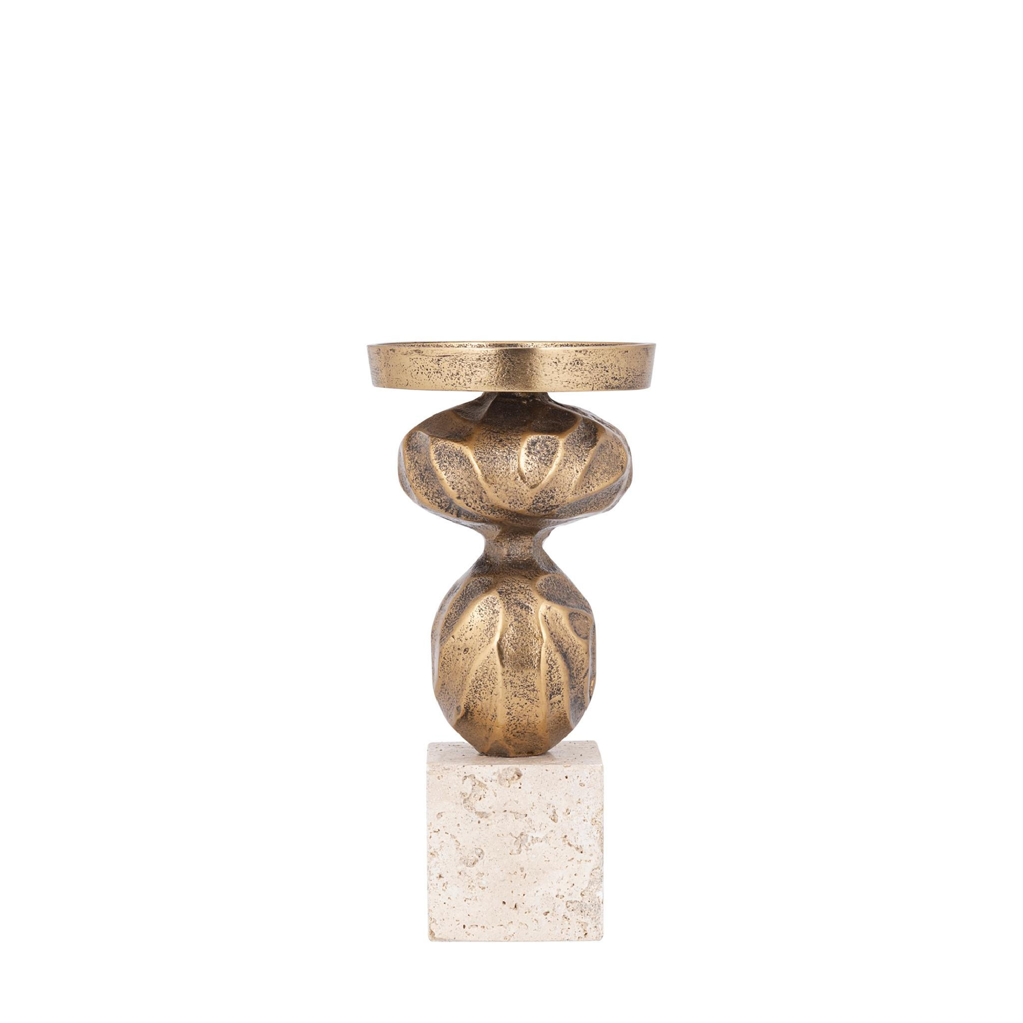 Ptmd Collection Kerzenhalter Gold 11x23x11 cm