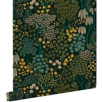 TAPETE Bäumen und Blumen 50 x 900 cm - Grün, Papier (50/900cm) - ESTAhome