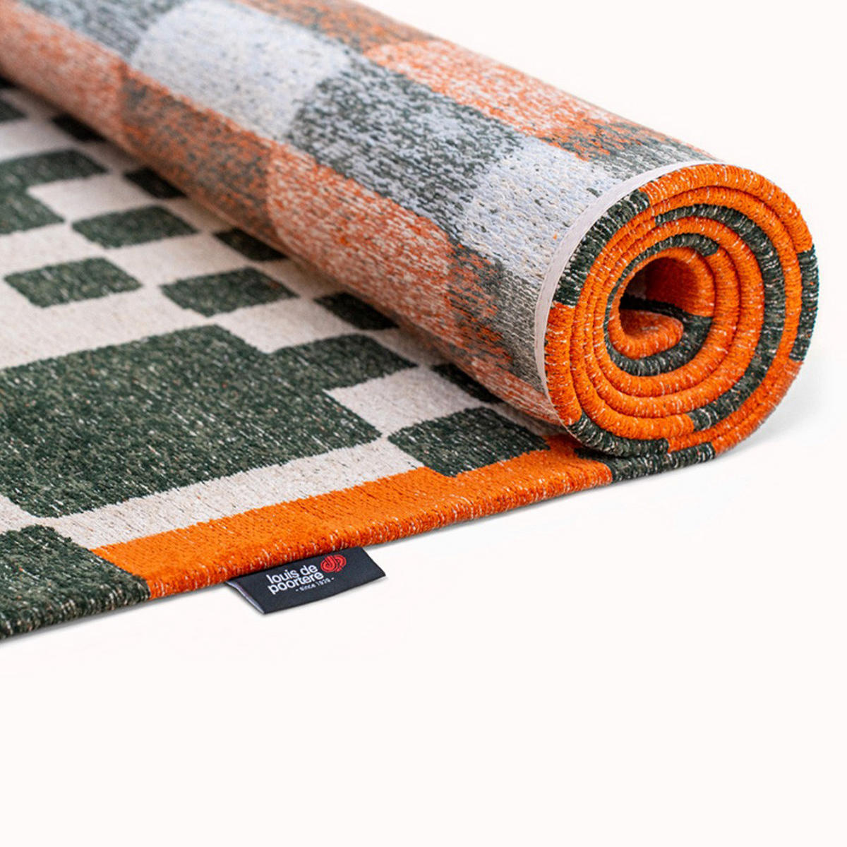 TEPPICH Deep Green Craft Chess 200/280 cm - Grün, Kunststoff/Textil (200/280cm) - Louis De Poortere