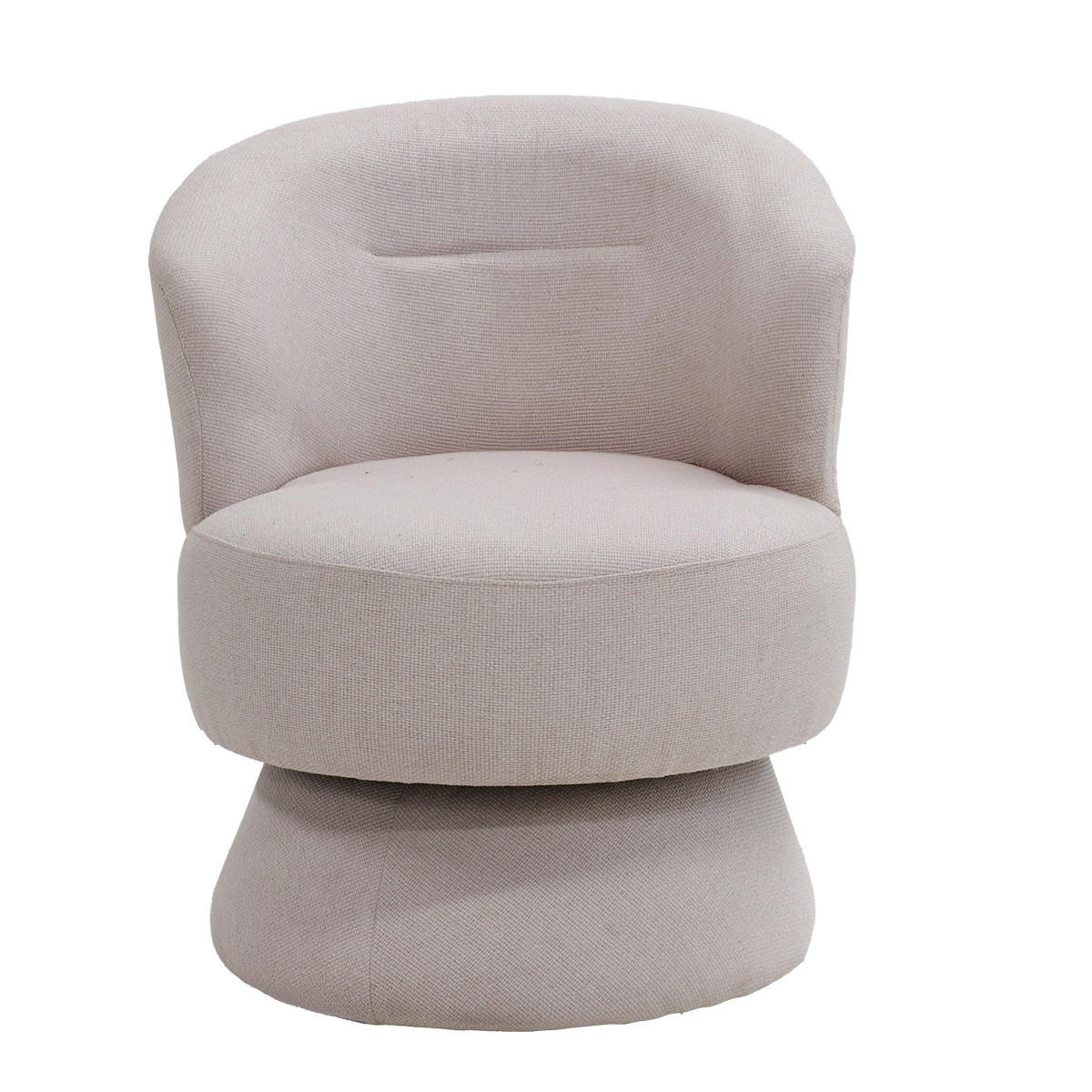 DREHSESSEL aus Stoff, Beige - Beige, Textil (65/79/64cm) - Giga Meubel