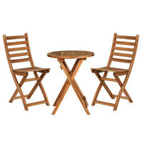 BALKON-SET (3-teilig) Lodge - Braun, Holz - BUTLERS