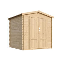HOLZ-GARTENHAUS 3,53 m² TIMBELA M343F1 - Naturfarben, Holz (216/218/206cm) - Timbela