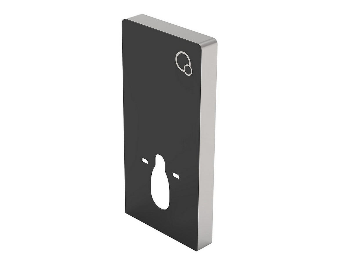HÄNGE WC - 35.5 cm x 51.5 cm - keramik - schwarz Clemona - Schwarz, Keramik (35.5/34/51.5cm) - Vente-Unique