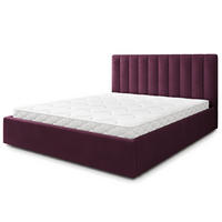 POLSTERBETT DEMERA MGV 160x200 cm mit Bettkästen - Violett - Violett, Holz (160/200cm) - MASSENO