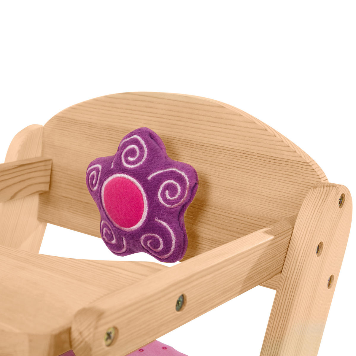 PUPPENHOCHSTUHL Happy Fee - Naturfarben, Holzwerkstoff (25/56/33cm) - Roba