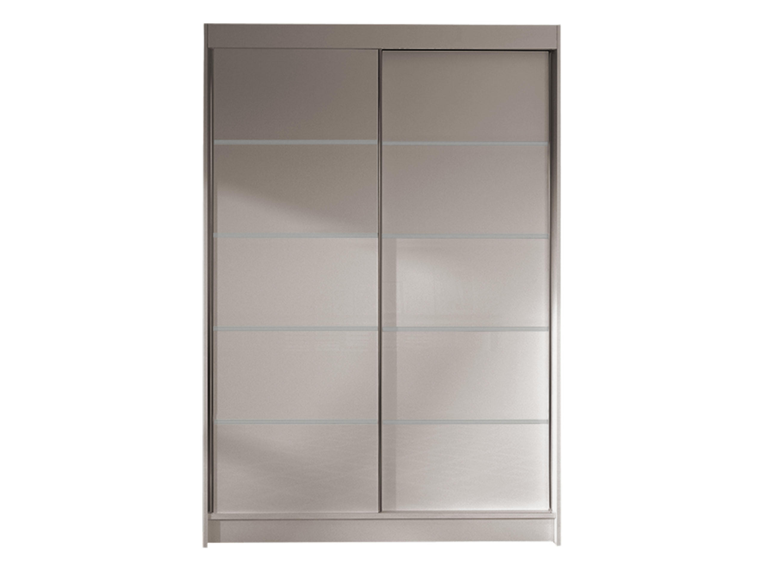 SCHWEBETÜRENSCHRANK Lino IV - Kaschmir, Holzwerkstoff/Metall (120/200/58cm) - MIRJAN24