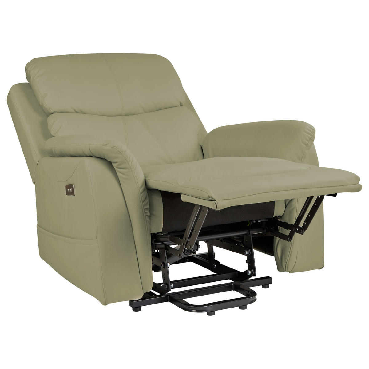 ELEKTRISCHER-FERNSEHSESSEL Grün Glorie - Grün, Kunststoff (85/82/85cm) - Beliani