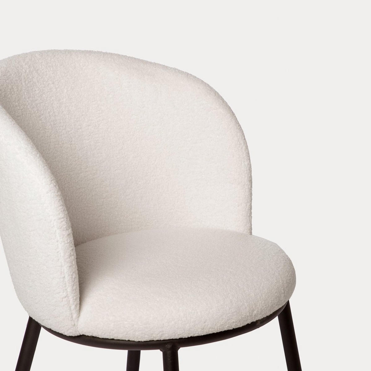 ESSZIMMERSTUHL Nolan Weiß 51 cm x 80 cm 2er-Set - Weiß, Textil (51/80/57cm) - Klast Home