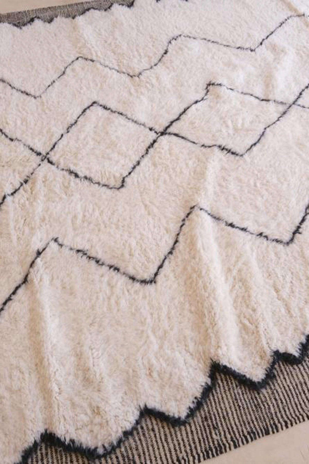 BERBERTEPPICH aus reiner Wolle 249x 348 cm - Weiß, Naturmaterialien (249/348cm) - AFK Living