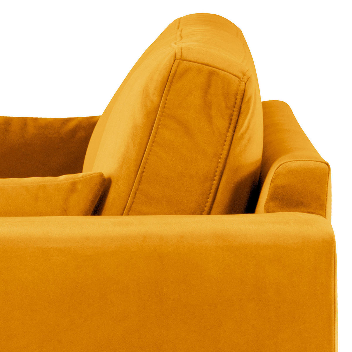 3-SITZER SOFA - Gelb, Textil (237/81/88cm) - home24