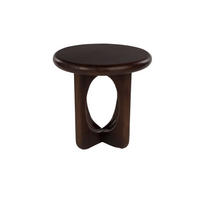 BEISTELLTISCH Jani Rund 40 cm Dunkelbraun - Braun, Holz (40/40/40cm) - Housecraft Living