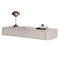 WANDKONSOLE LUNA 140 cm, mit 2 Schubladen, Kaschmir - Kaschmir, Holzwerkstoff (140/20/45cm) - Idohome