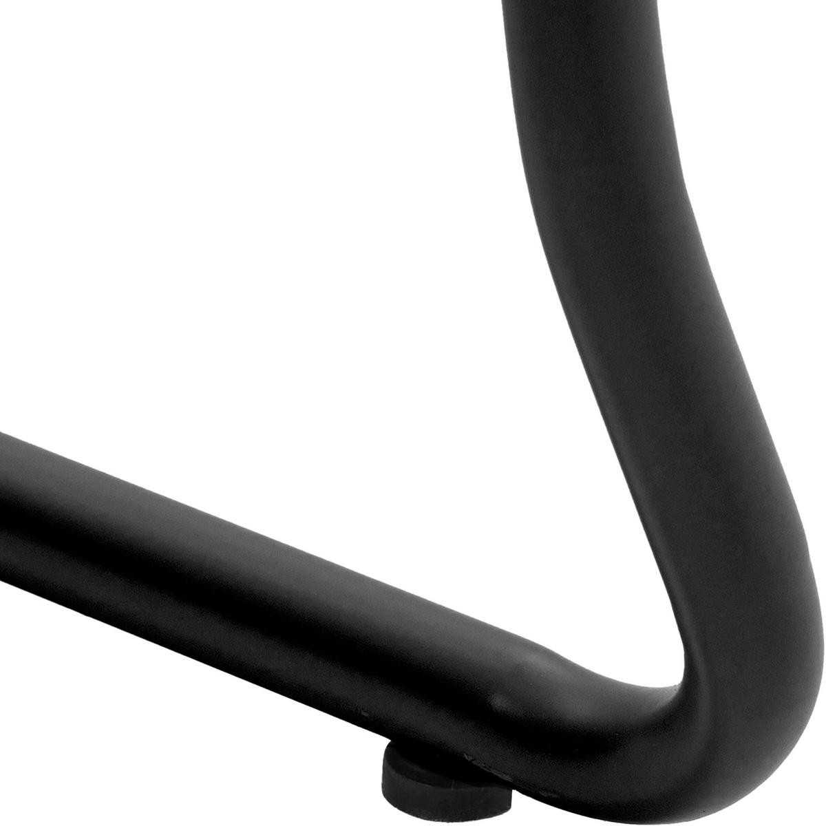 BESUCHERSTUHL Kunststoff Schwarz - Schwarz, Kunststoff/Metall (47/86/50cm) - CLP