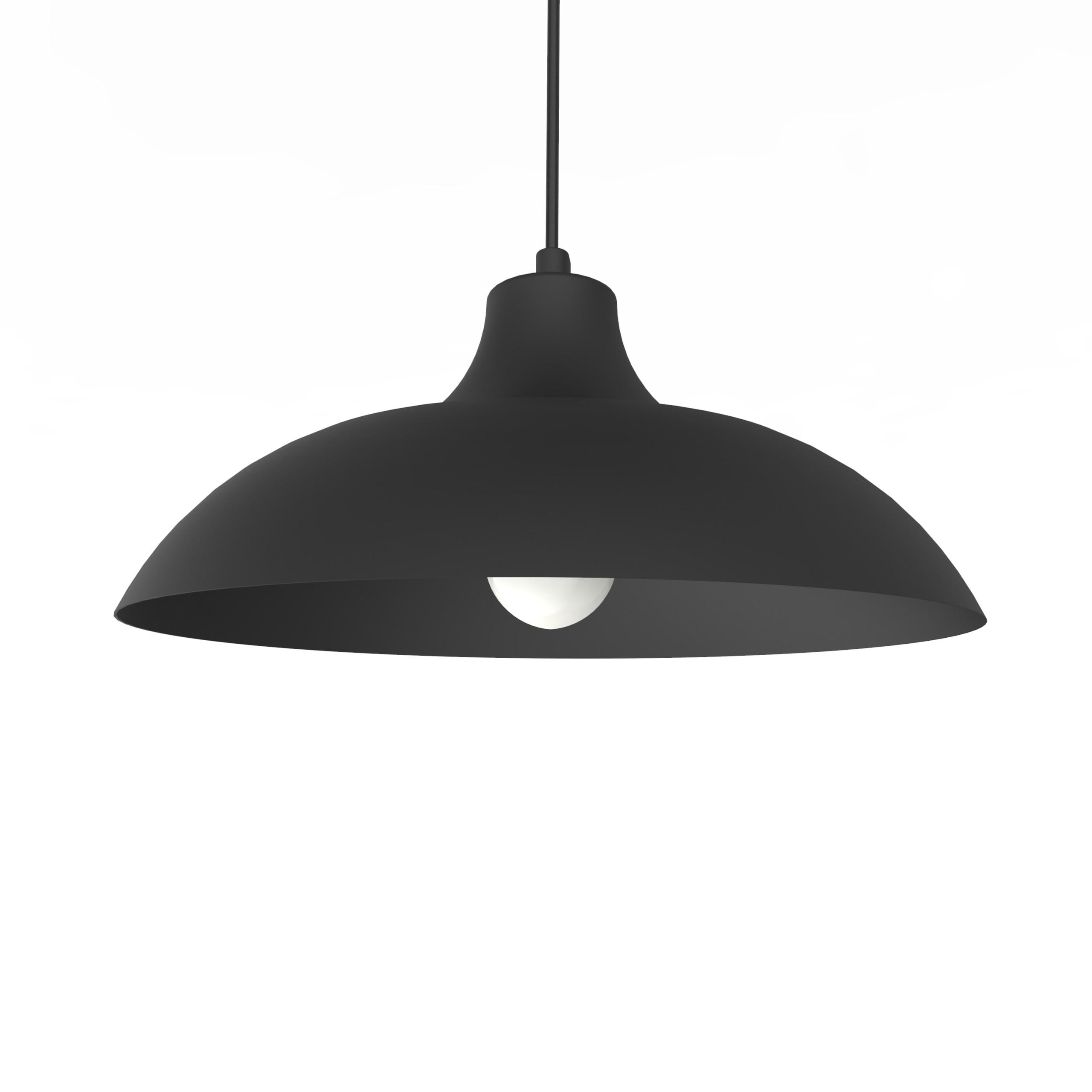 Lumicom Hängeleuchte Schwarz 40x17x40 cm