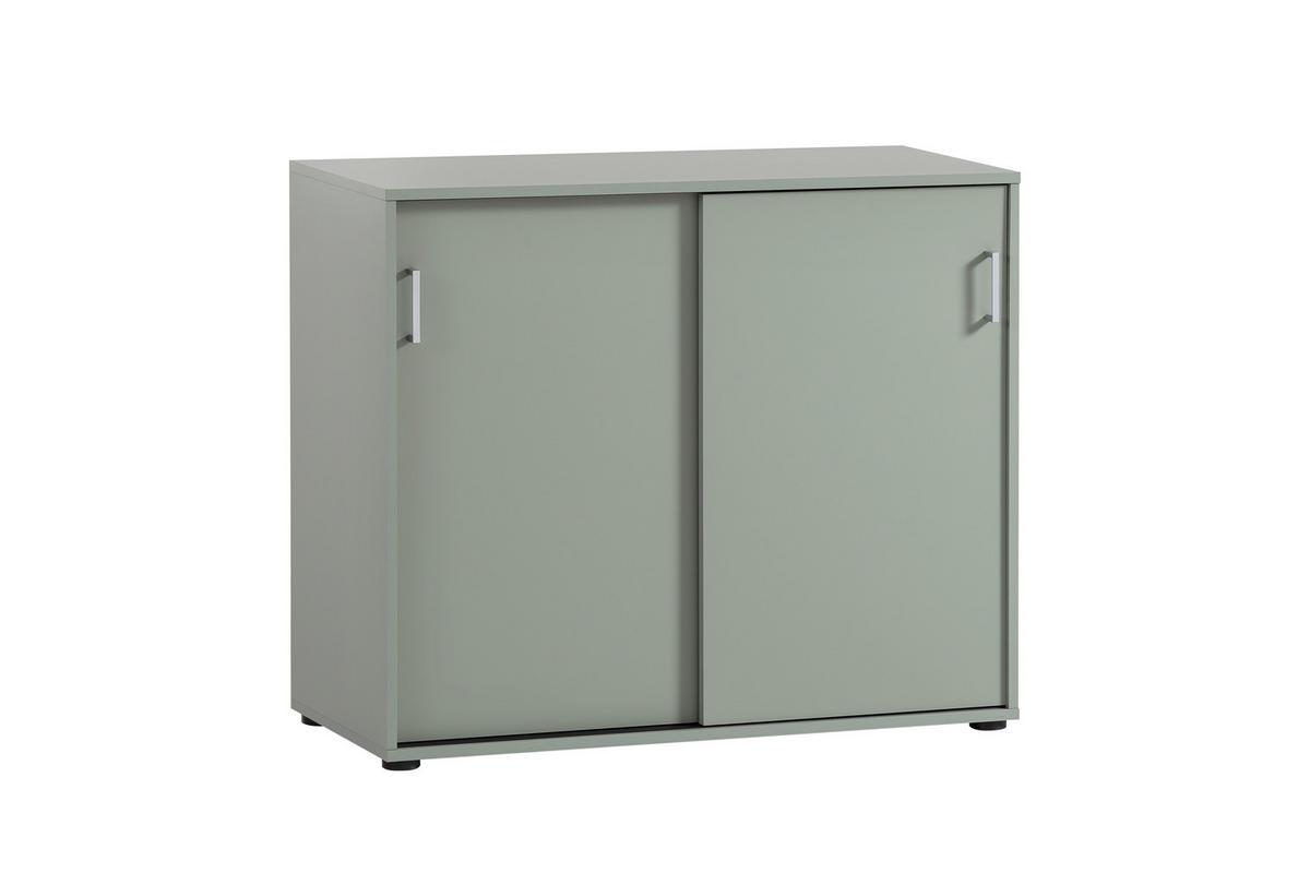 AKTENSCHRANK Fox 84x100x41 cm 2 Schiebetüren Pistazie - Grün, Holz (100/84/41cm) - PROREGAL
