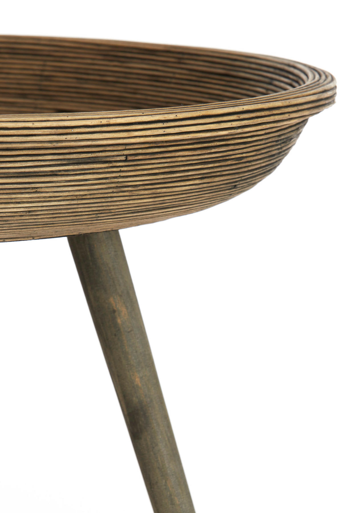 BEISTELLTISCH Colon Braun Ø56/48 cm 2er-Set - Dunkelbraun, Holz (56/56/48cm) - Light & Living