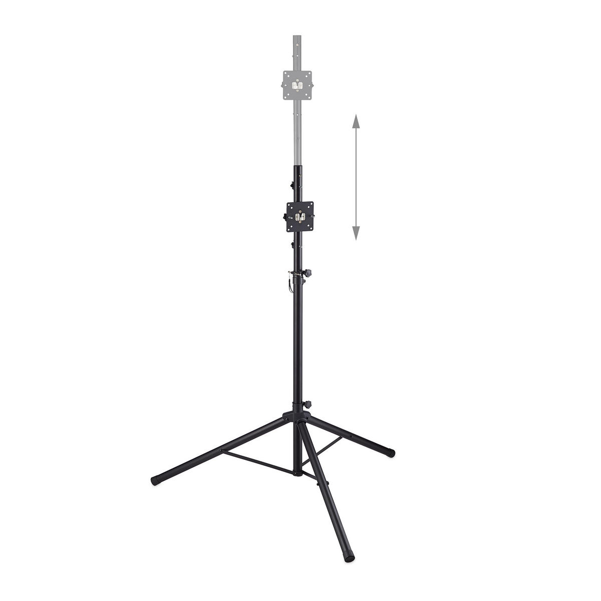 DARTSTÄNDER - Schwarz, Kunststoff/Metall (115/195/100cm) - Relaxdays