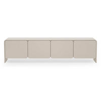 TV stolík so 4 dvierkami, Kašmír, 207cm - kašmírová, kov/kompozitné drevo (207/50.5/39cm) - Selsey