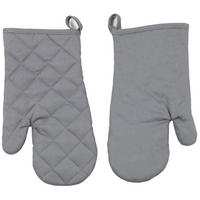 OFENHANDSCHUHE, 18x25 cm, 100% Baumwolle, Grau - Grau, Textil (18/25cm) - Zollner