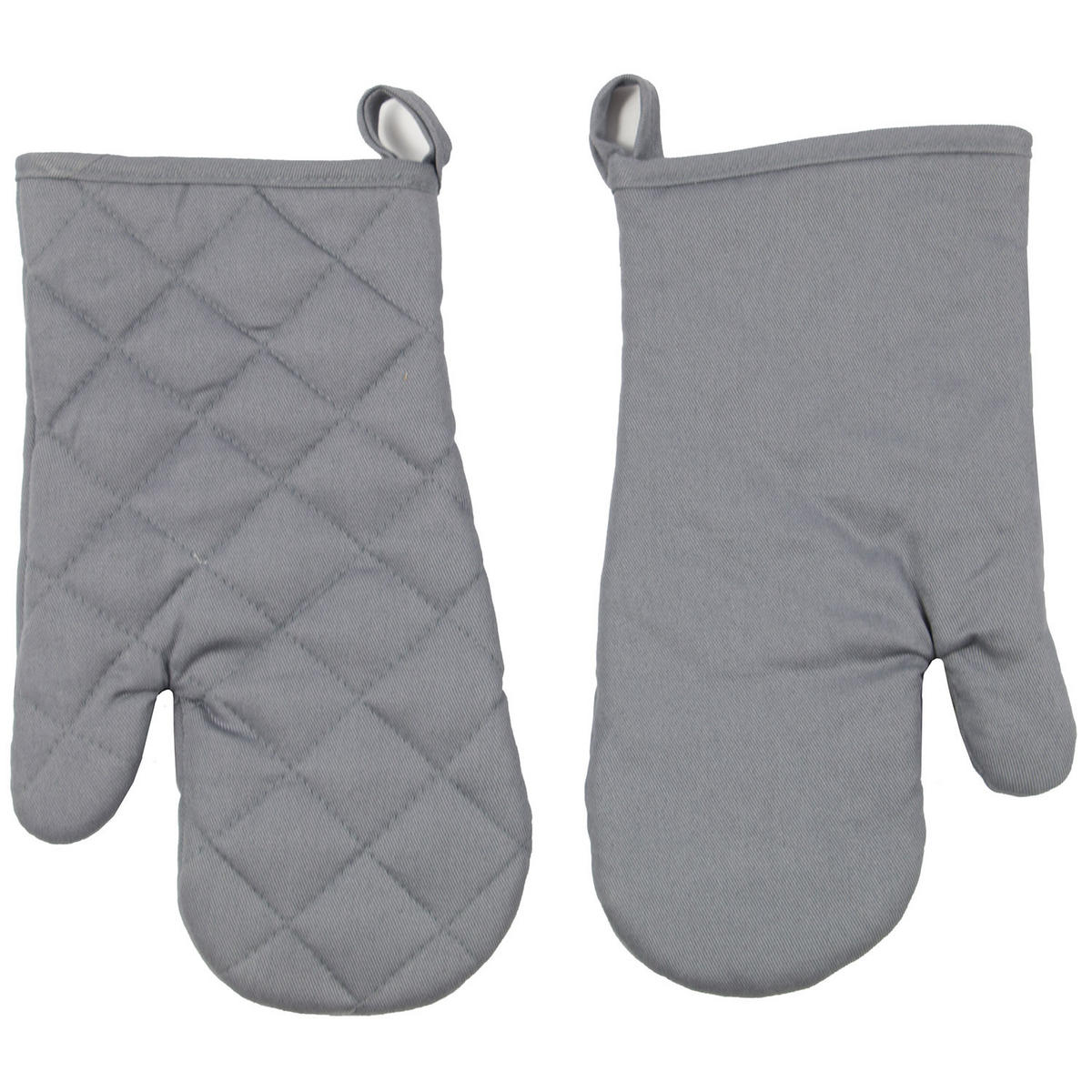 OFENHANDSCHUHE, 18x25 cm, 100% Baumwolle, Grau - Grau, Textil (18/25cm) - Zollner
