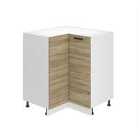 KÜCHENUNTERSCHRANK 90 cm SNP ohne Arbeitsplatte, mit 1 Tür, Sonoma-Eiche - Sonoma Eiche, Holz (90/82/90cm) - B BELINI GROUP