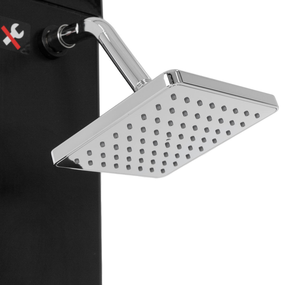 SOLARDUSCHE - Schwarz, Kunststoff (20/217/50cm) - ML-DESIGN