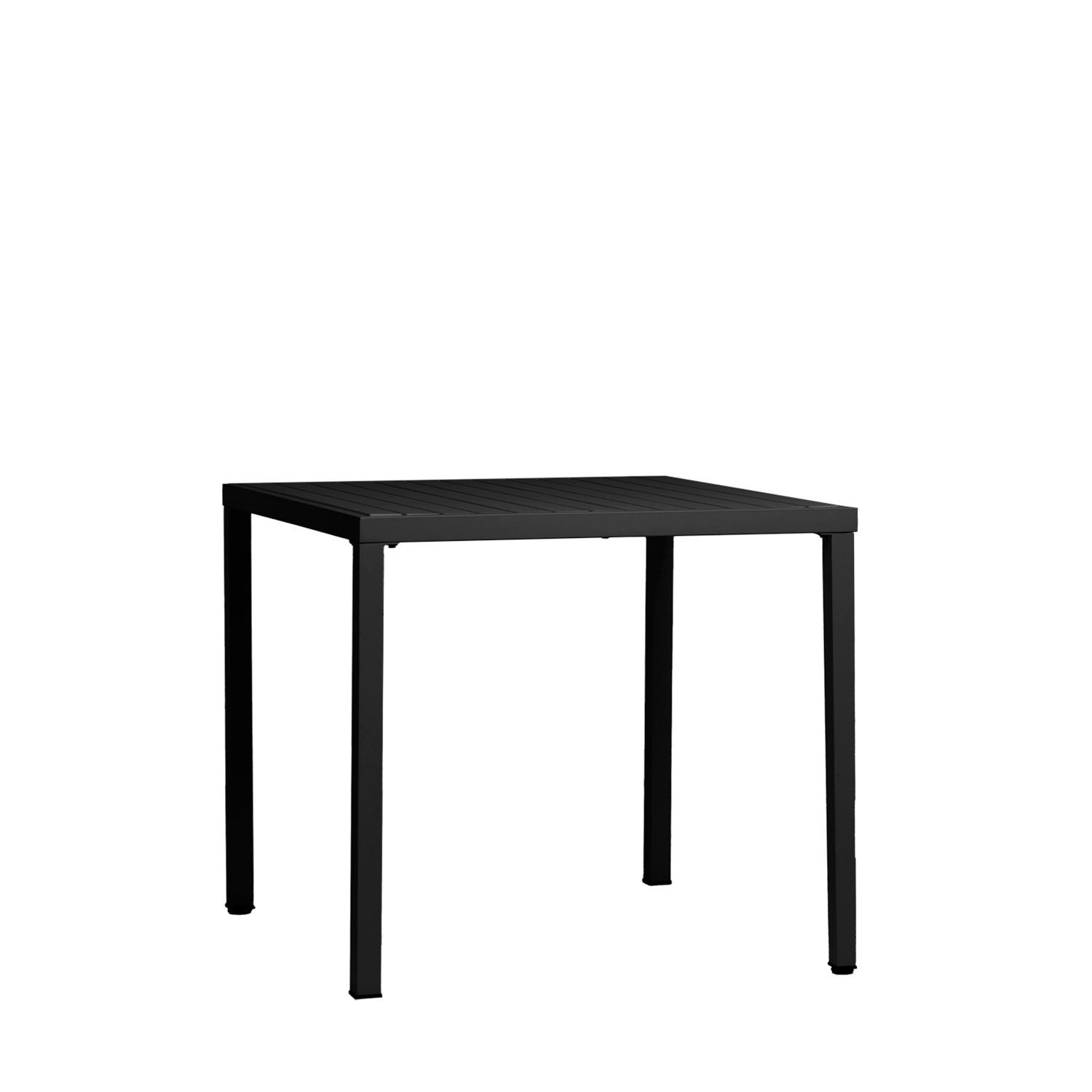 ESSTISCH Jastorf Grau 84 cm x 76 cm - Grau, Kunststoff (84/84/76cm)