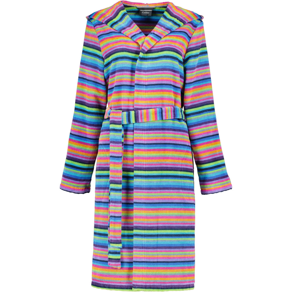 BADEMANTEL DAMEN KAPUZE KAPUZE 1454 MULTICOLOR - 14 - Multicolor, Textil (Lnull) - Cawoe