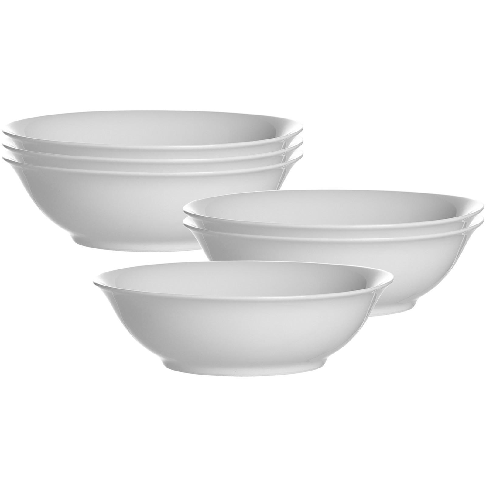 SERVIERSCHALEN Bianco weiß ø 20 cm 6er Set - Weiß, Keramik (20cm) - Ritzenhoff Breker