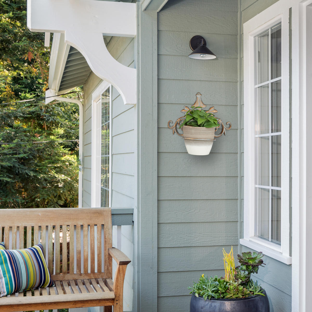 BLUMENHALTER - Multicolor, Metall (30/27.5/19cm) - Relaxdays