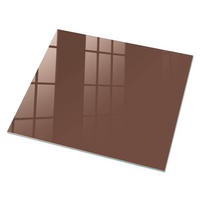 GLASPLATTE 80x60 cm – Braune Farbe - Grün, Glas (0.4/80/60cm) - ArtPrintCave