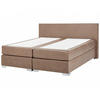 BOXSPRINGBETT 180/200cm Braun President - Braun, Kunststoff/Textil (180/200cm) - Beliani