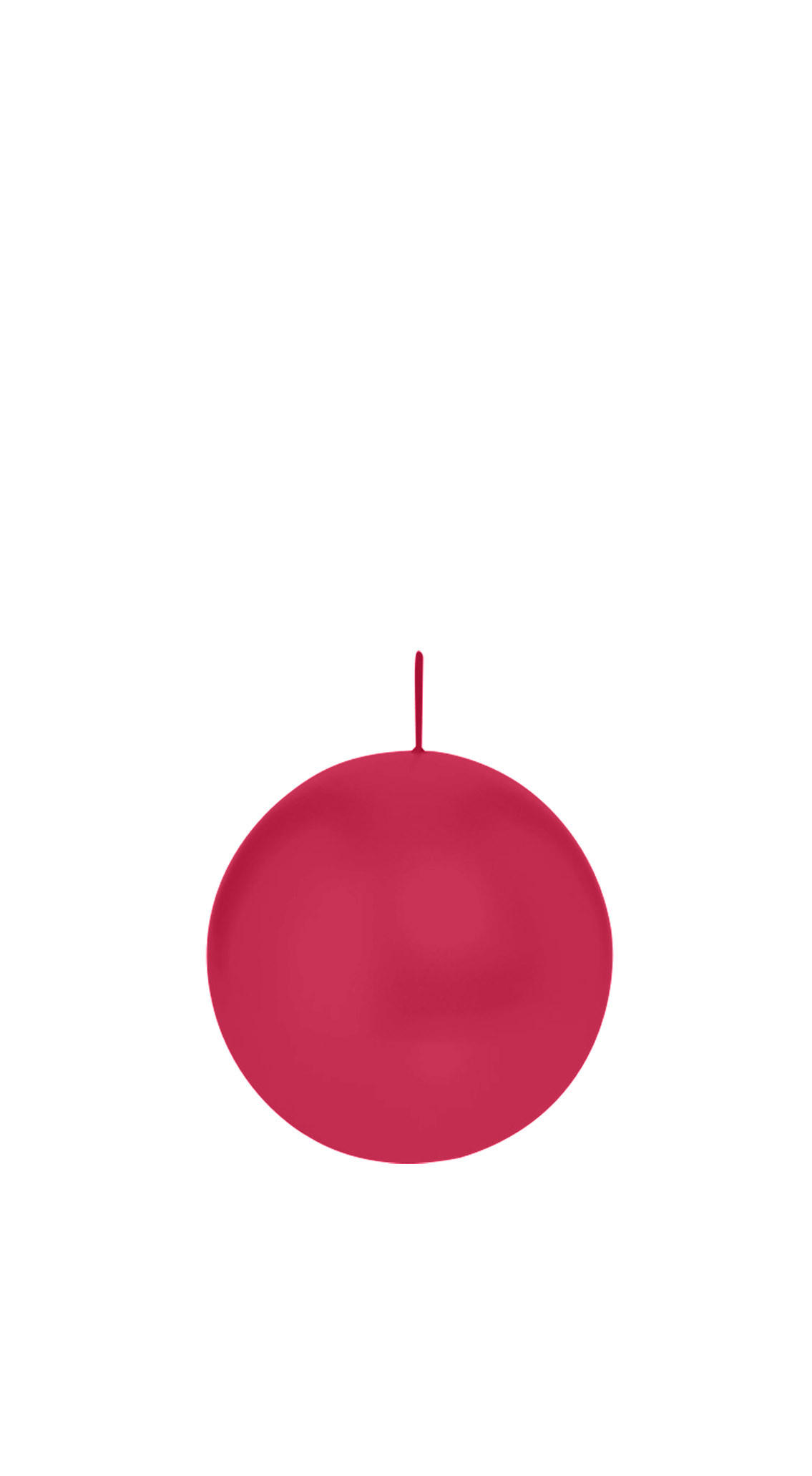 KUGELKERZEN Magenta Ø 6 cm, 16 Stück - Magenta, Paraffin (6/6/6cm) - Wiedemann Kerzen