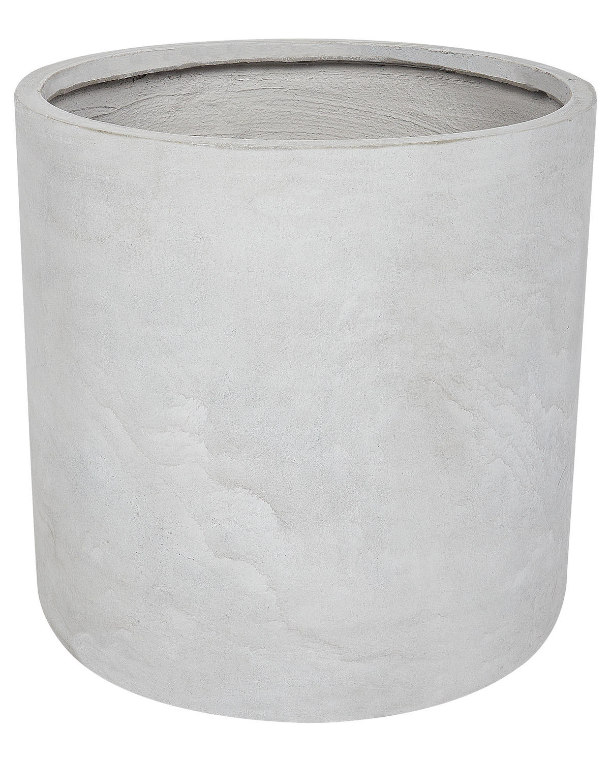 BLUMENTOPF Grau Messene - Grau, Naturmaterialien (50cm) - Beliani