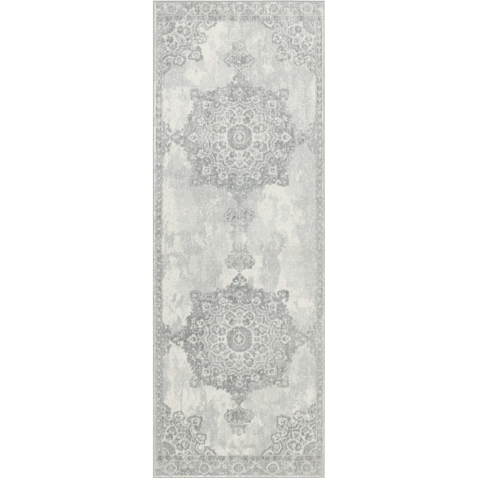 VINTAGE-TEPPICH 80/220 cm Grau - Beige, Textil (80/220cm) - LIVABLISS