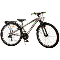 KINDERFAHRRAD Cross - Jungen - 2 Handbremsen - 26 Zoll - Grau - Grau, Metall (77cm) - TPFSports