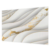 FOTOTAPETE 312x219 cm - Dynamische Muster - Weiß, Textil (312/219cm) - Wallfluent