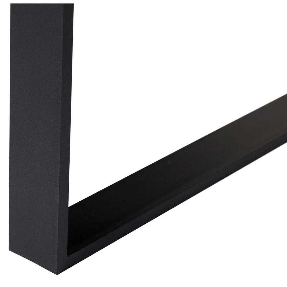 GARTENTISCH, Martinus, Schwarz, HDPE, 210 x 100 x 75 cm - Schwarz, Kunststoff (100/210/75cm) - ebuy24