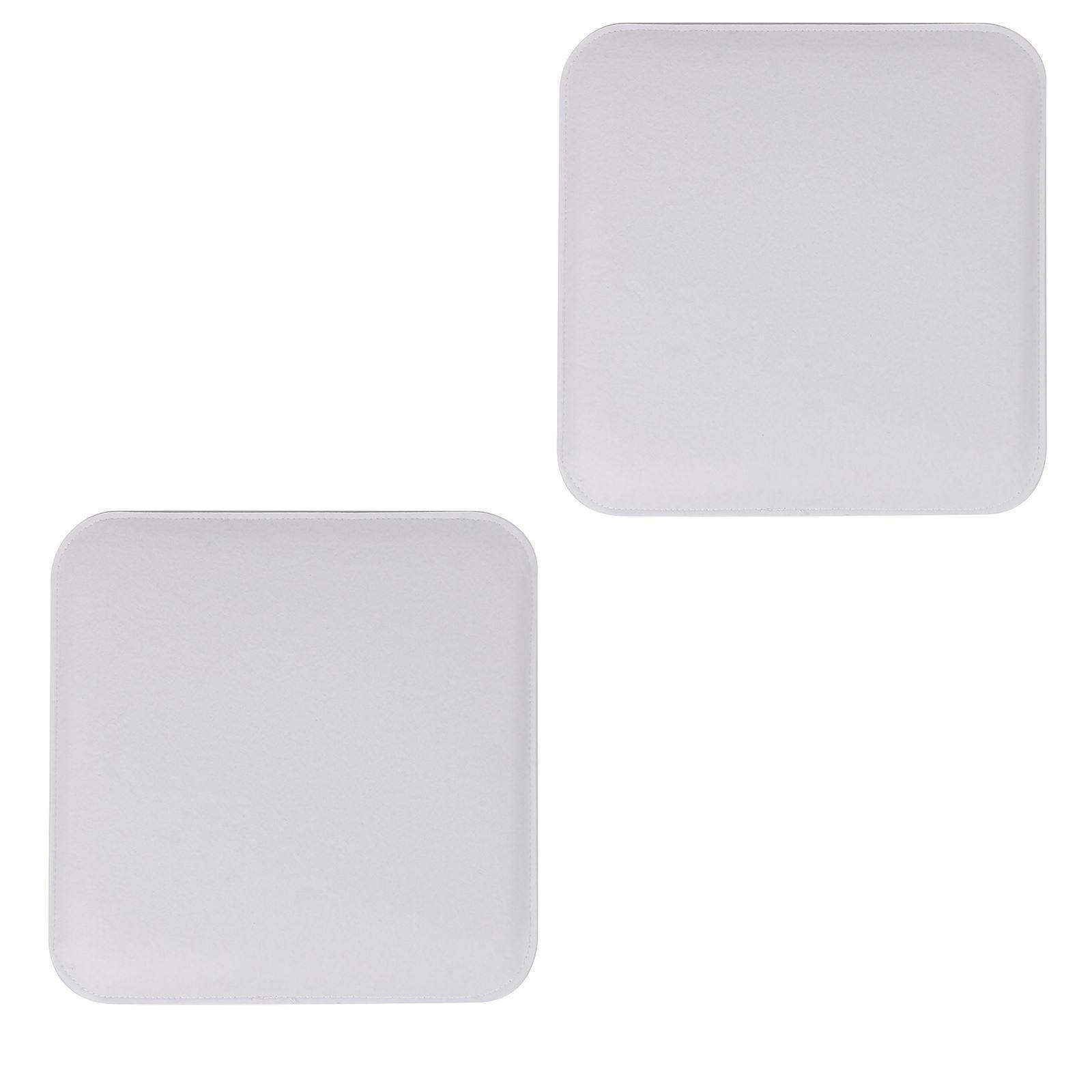 SITZKISSEN ROMEO 2ER-SET - Weiß, Textil (35/35/2cm) - IDIMEX