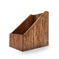 ORGANIZER Stehsammler Big Nota 30 cm, Mahagoni Holz naturfarben - Naturfarben, Holz (29/20/30cm) - CREEDWOOD