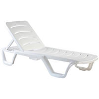 SONNENLIEGE Bohemien - 4er Set - Weiß, Kunststoff (54/30/187cm) - TPFGarden