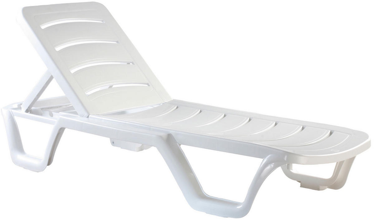 SONNENLIEGE Bohemien - 4er Set - Weiß, Kunststoff (54/30/187cm) - TPFGarden
