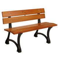 GARTENBANK Teak Dekor - Teakfarben, Holz (125/78/59cm) - MCW