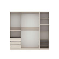 SCHRANK TRES J/C CASHMERE 210/206/51 cm - Kaschmir, Holzwerkstoff (210/206/51cm) - Marmex Möbel