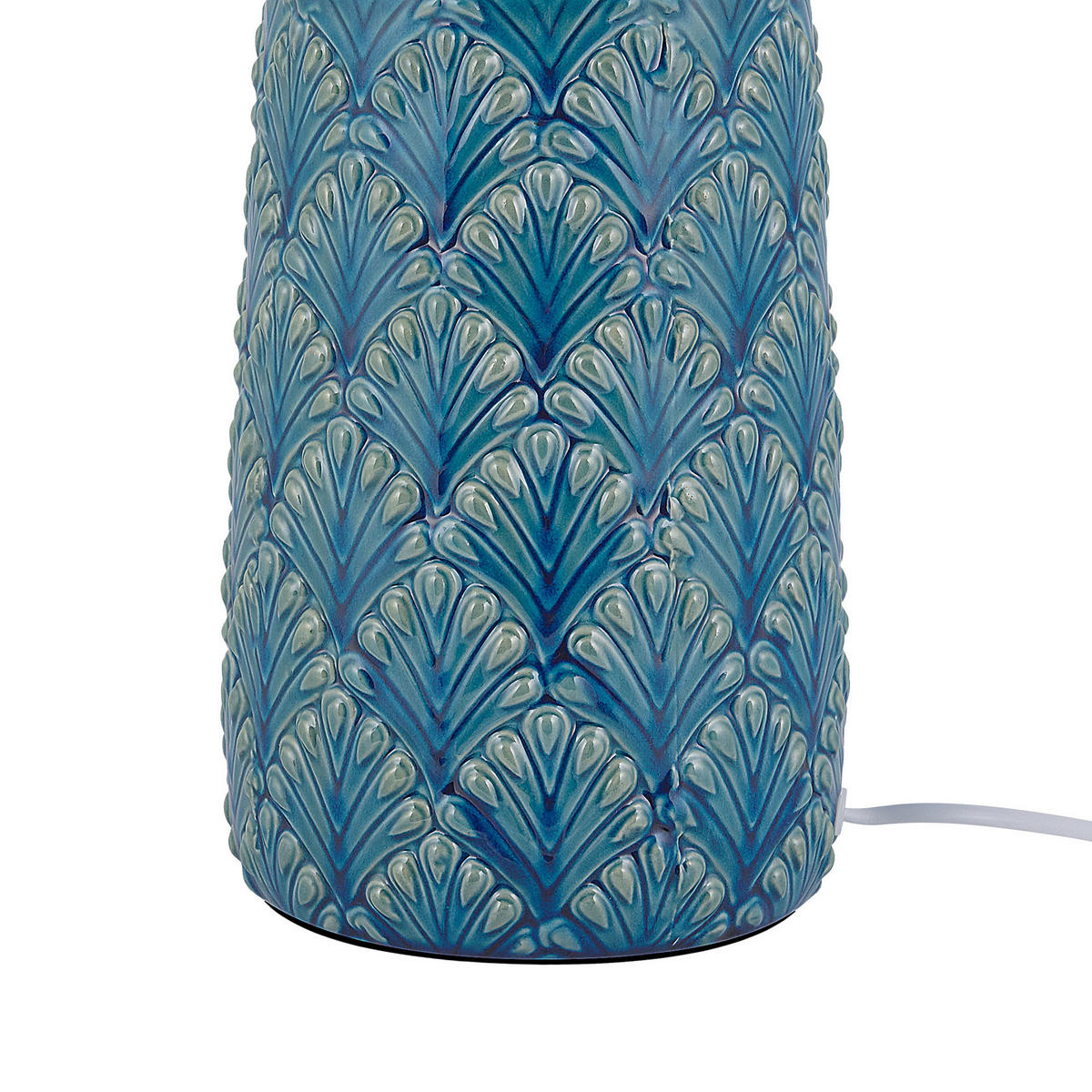 TISCHLAMPE Thaya 35/35/55 cm - Blau, Keramik (35/35/55cm) - Beliani
